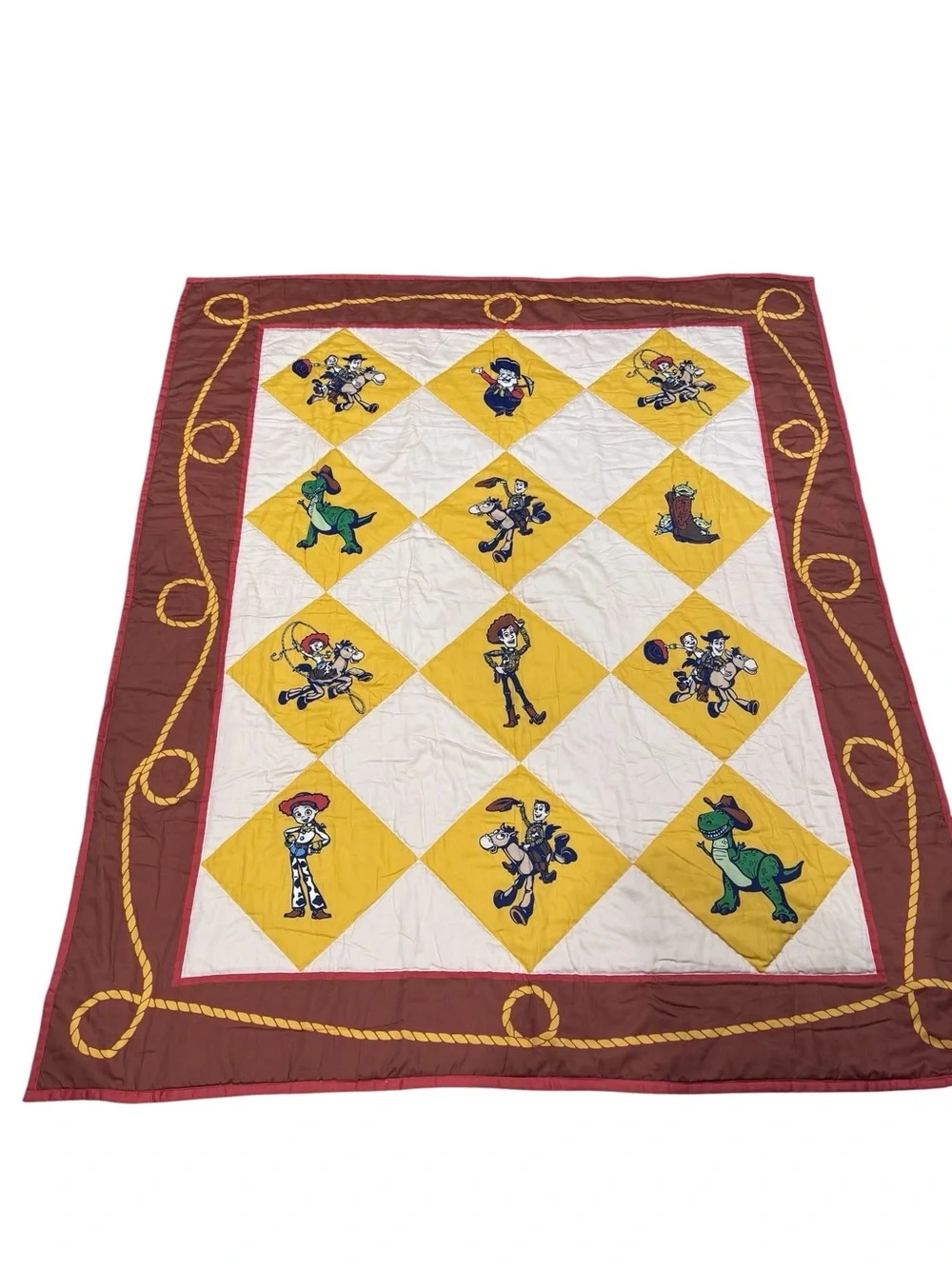 NWOT Disney Store Toy Story Patchwork Quilt “Andy’s Bedspread”
